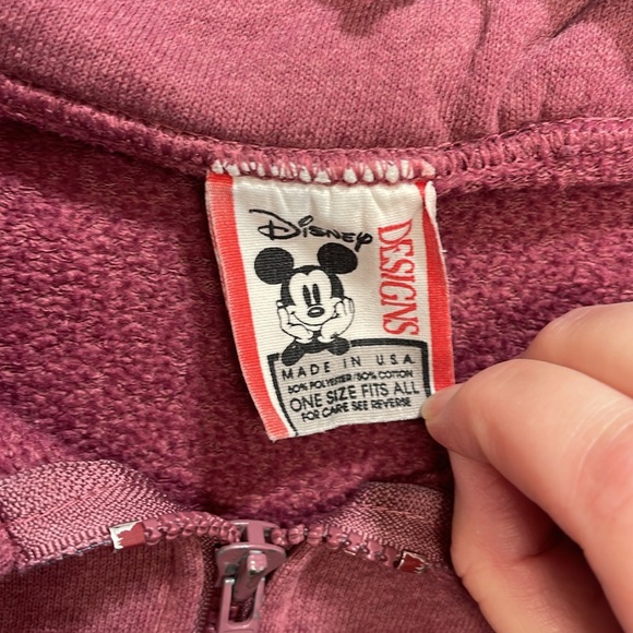 Vintage Disney Minnie Mouse Quarter Zip Sweatshirt szL - Picture 2 of 7